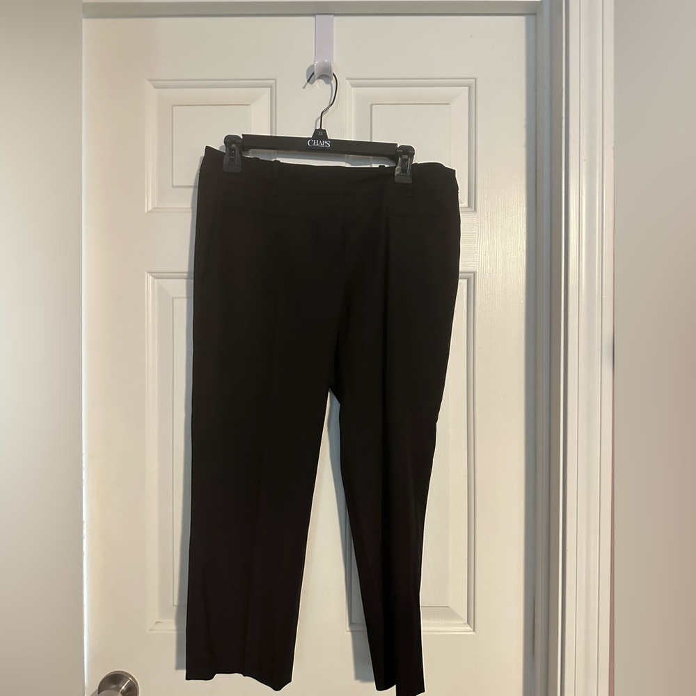Women’s Cropped dress pants black Ann Taylor